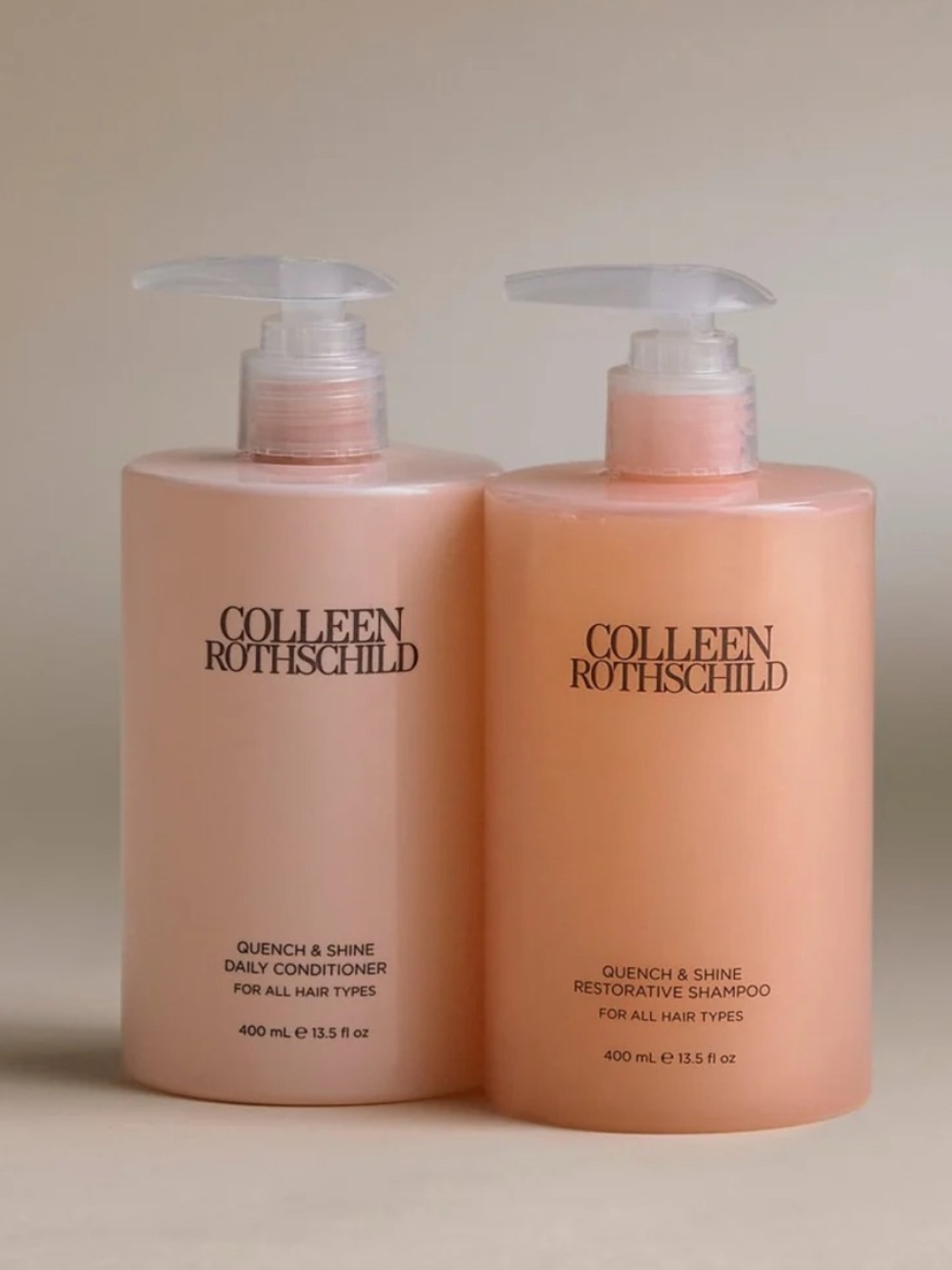 NWT Colleen Rothschild Quench & Shine Shampoo + Conditioner Duo
